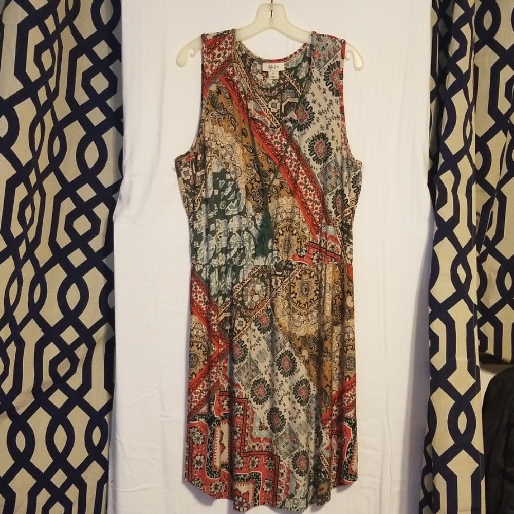 Style & Co Size XL Beautiful Pattern Dress